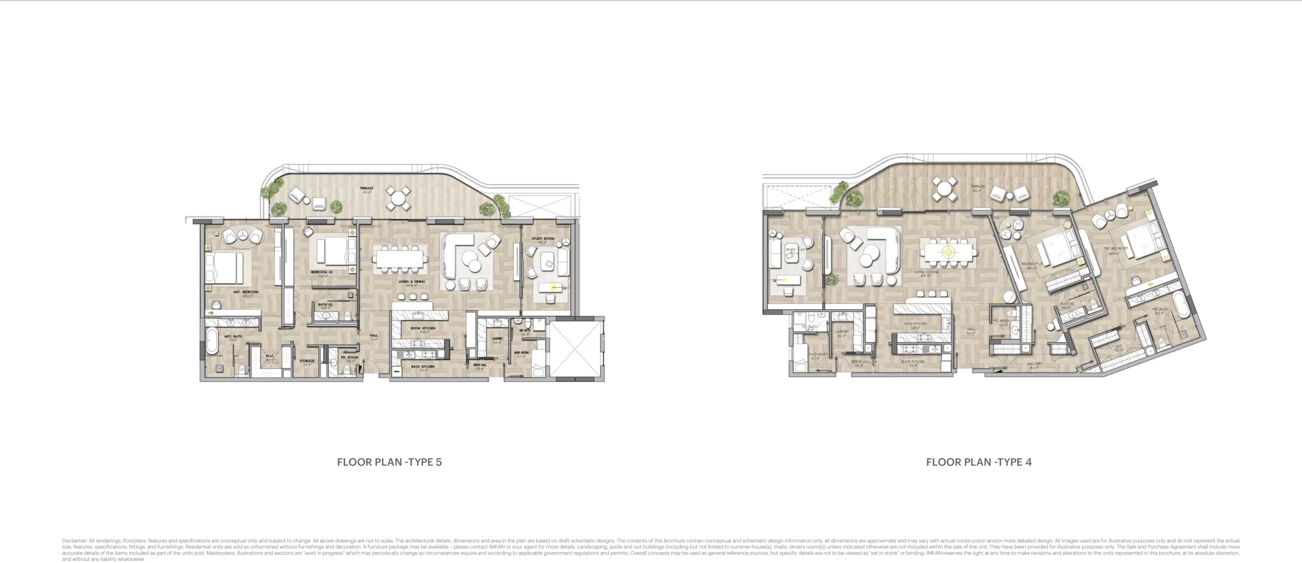 2 bedroom apartment floor plan at SHA Residences.