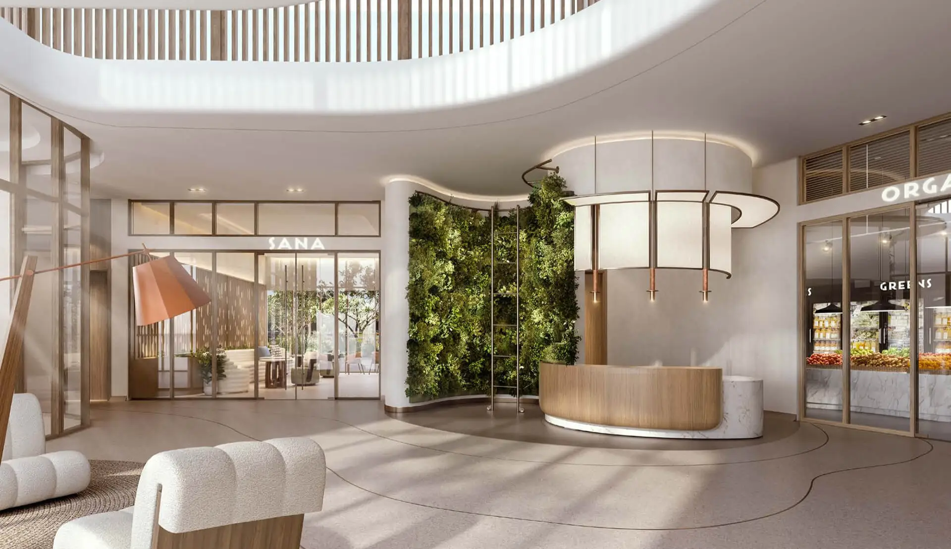 Healthy Nutrition Pavilion at SHA Residences promoting balanced lifestyle living.