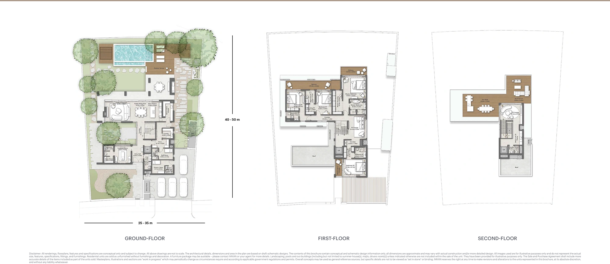 5 bedroom villa floor plan at SHA Residences.