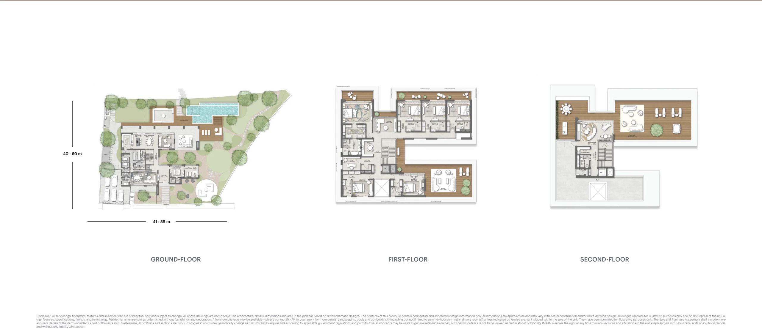 7 bedroom villa floor plan at SHA Residences.