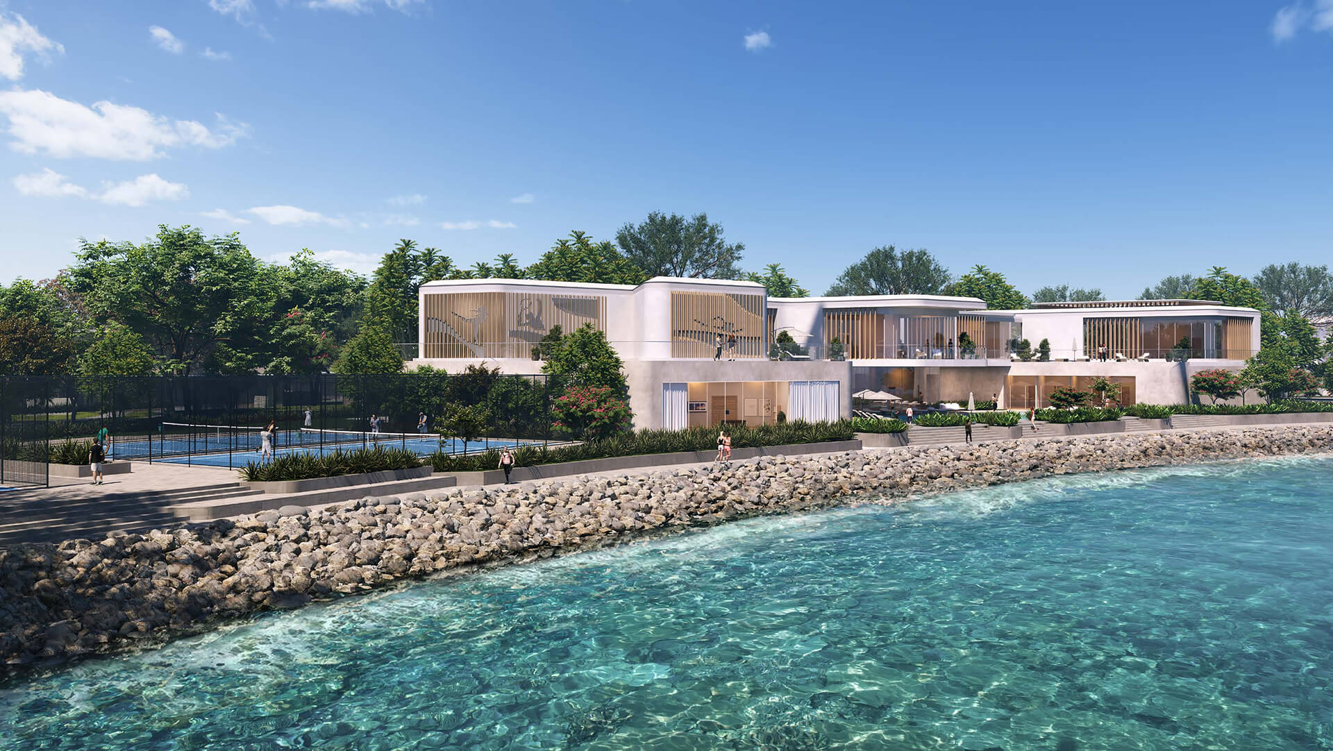 SHA Residences Abu Dhabi luxury beachfront villas overlooking the Arabian Gulf